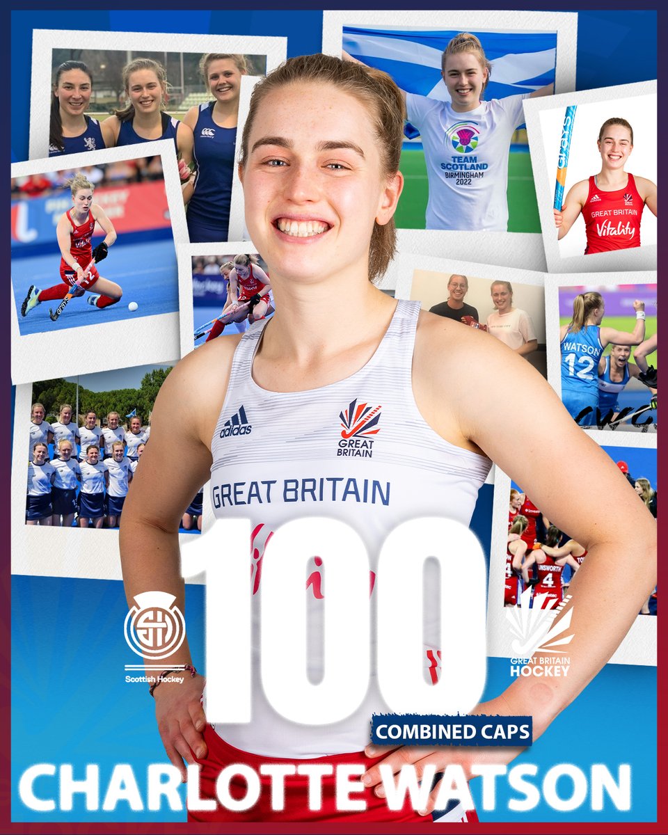 100 COMBINED CAPS!
Massive congratulations to Charlotte Watson on achieving 100 combined caps for Scotland and GB!
Incredible achievement with so many memories!
