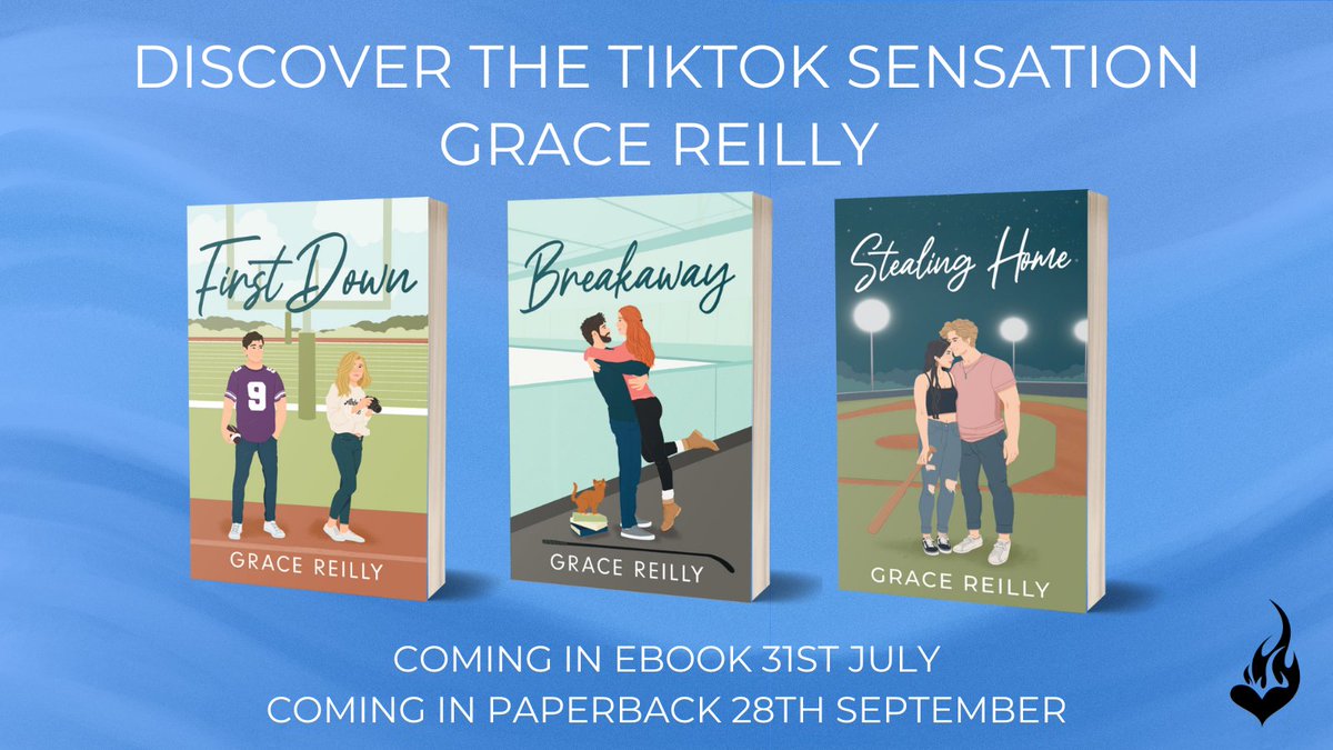eternal_books's tweet photo. β¨ ANNOUNCEMENT TIME β¨
We're so proud to be the official UK publishers of Grace Reilly's #BeyondThePlay series
Ready to meet the Callahan siblings?
Fall in love with them in our spicy sports romance series: https://t.co/sXfBUBOPdq https://t.co/W93jSpZC6D