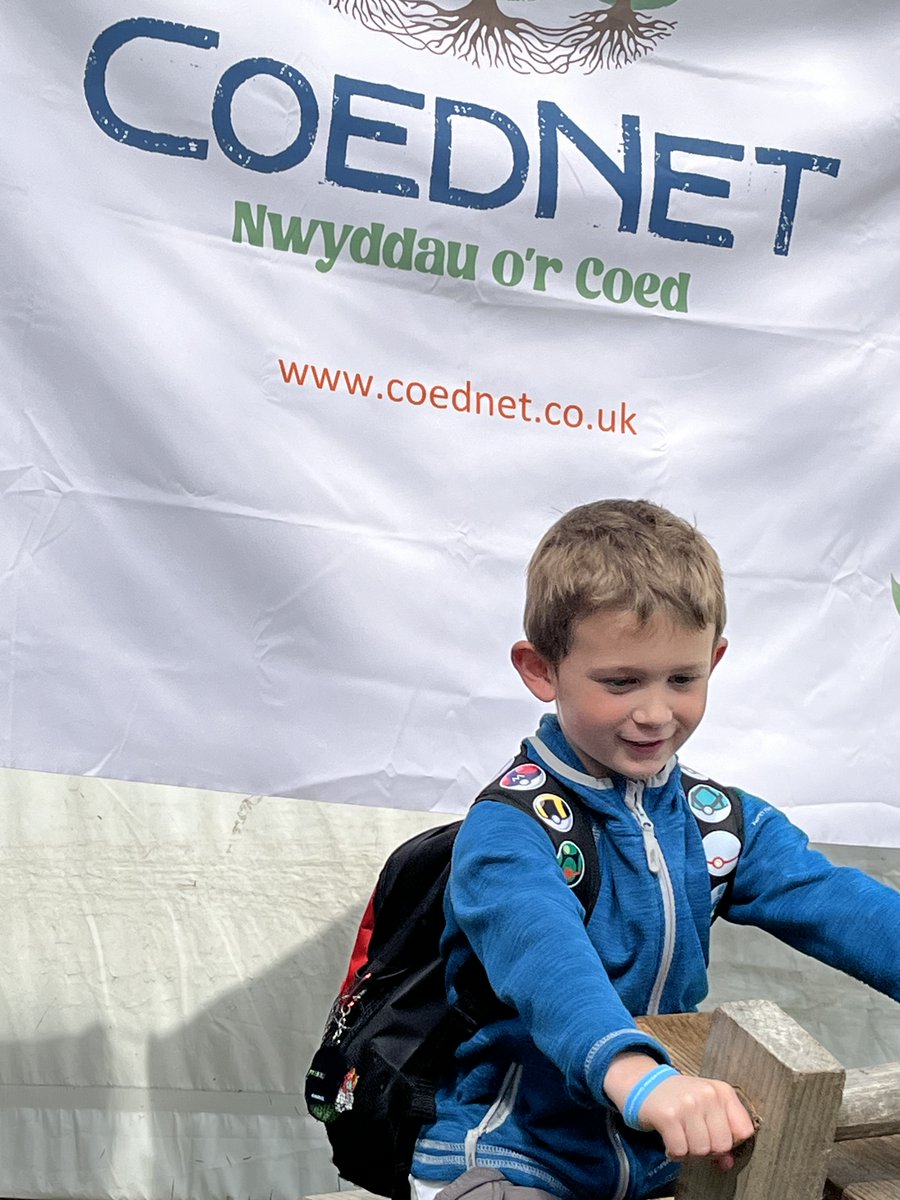 We are starting them young @royal_welsh_show #greenwoodworking we have various activities at our stall - come and have a go. We are in the forestry section all week. 

Your business or group can have a FREE page on #CoedNet to help promote your #GoodsFromTheWoods.