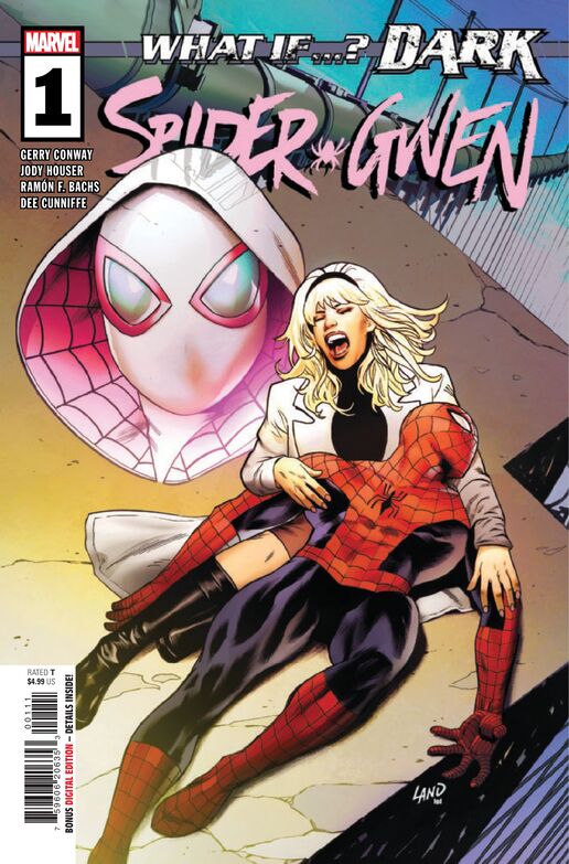 #COMICBOOKPREVIEW: WHAT IF DARK SPIDER-GWEN #1 by #GerryConway, #JodyHouser, #RamonBachs & more... from @Marvel #Comics. #comicbook ow.ly/OYJg50PiYyM