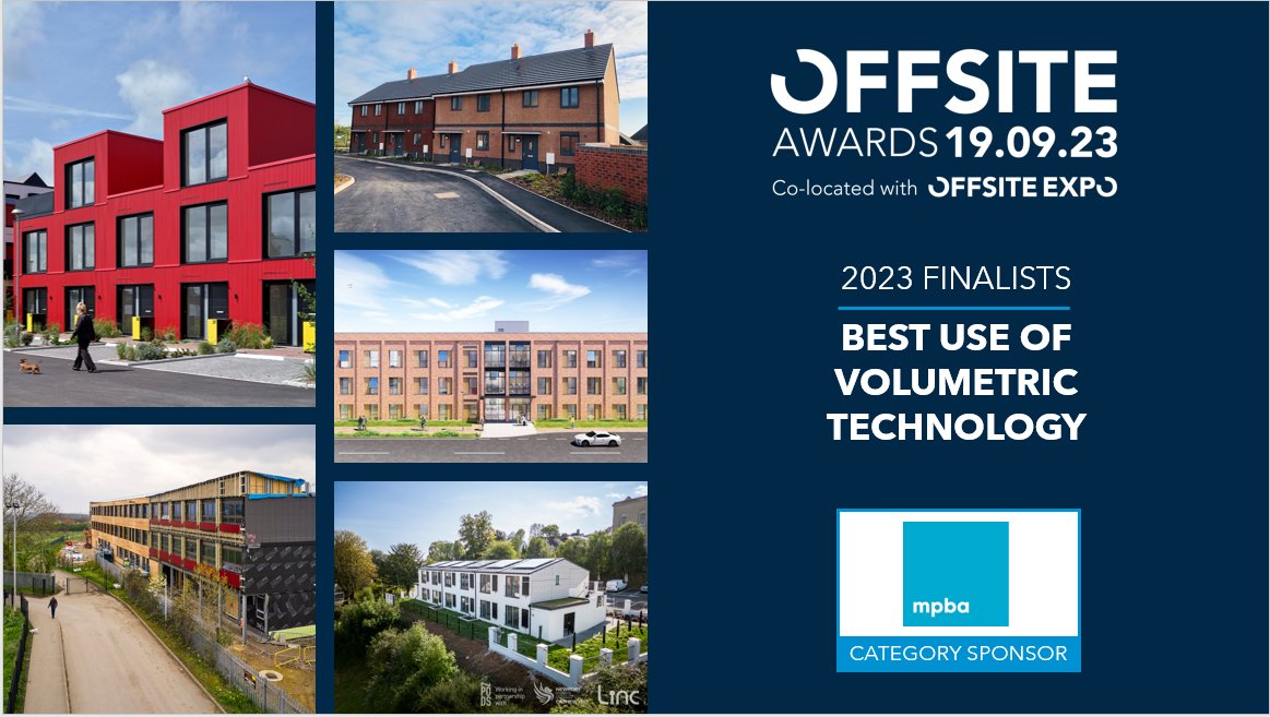 CONGRATULATIONS To the 2023 "Best Use of Volumetric Technology" Finalists -
@Algeco_UK 
<a href="/Rollalong_Ltd/">Rollalong</a> 
<a href="/shedkm/">shedkm</a> 
<a href="/ZEDpods/">@zedpods</a>   
#OffsiteAwards