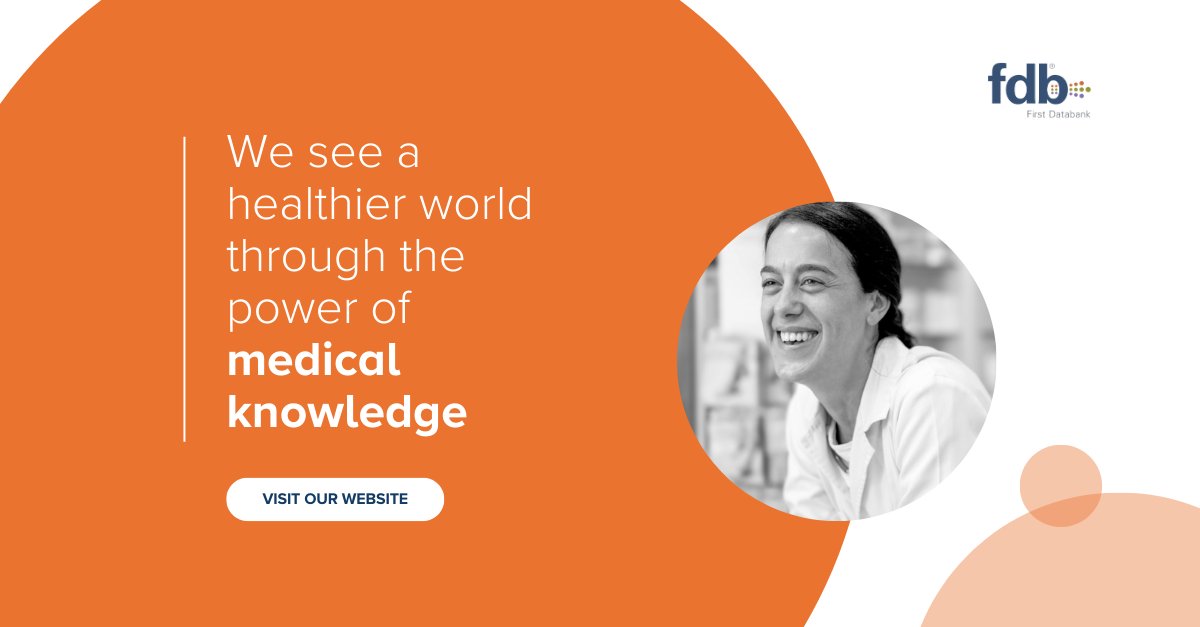 FDB_UK's tweet photo. Our mission at #FDB is to create and deliver the world's most trusted medical knowledge that ignites, inspires and illuminates critical healthcare decisions. 

Learn more 👇
https://t.co/UQVtcp1dD6

#medicinesoptimisation #NHStransformation #clinicaldecisionsupport https://t.co/eaRuCkYbYC