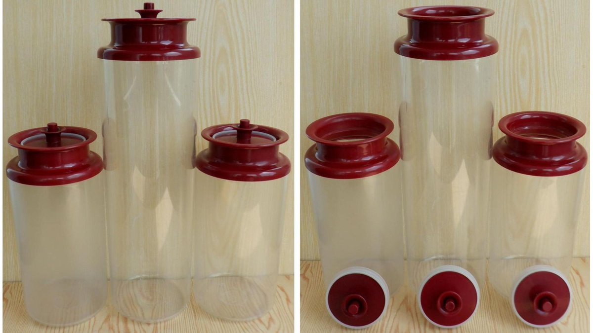 EverRotating's tweet photo. 3 vintage Tupperware Counterpart containers.
π https://t.co/2OdhaVgs9L
#TupperwareTuesday https://t.co/dJGrdt7nmI