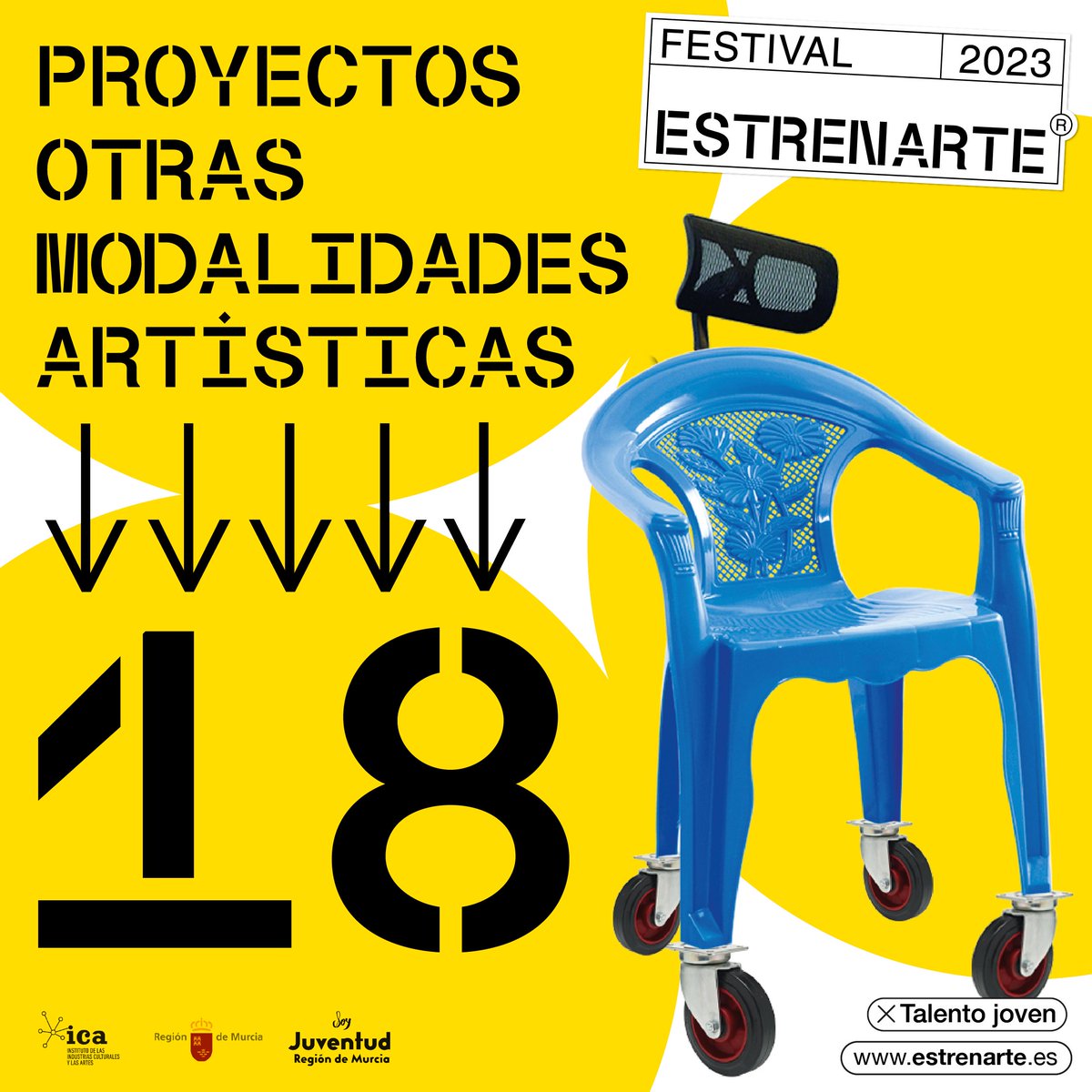 estren_arte's tweet photo. En #EstrenARTE2023 hay cabida para muuuuchísimas modalidades artísticas 💛

Dentro de muy pocos días ya sabremos cuáles son los #proyectos que se han seleccionado 🙌

#EstrenARTE https://t.co/5eUF9qv6zP
