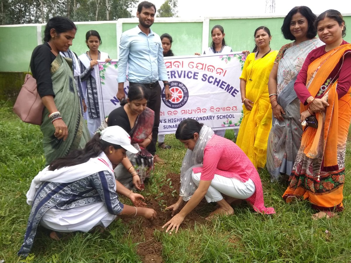 _NSSIndia's tweet photo. Plantation programme was organised by NSS Female unit of Sunabeda Women's Higher secondary school, Sunabeda

@YASMinistry @ianuragthakur @NisithPramanik https://t.co/wiiLEO8HHY