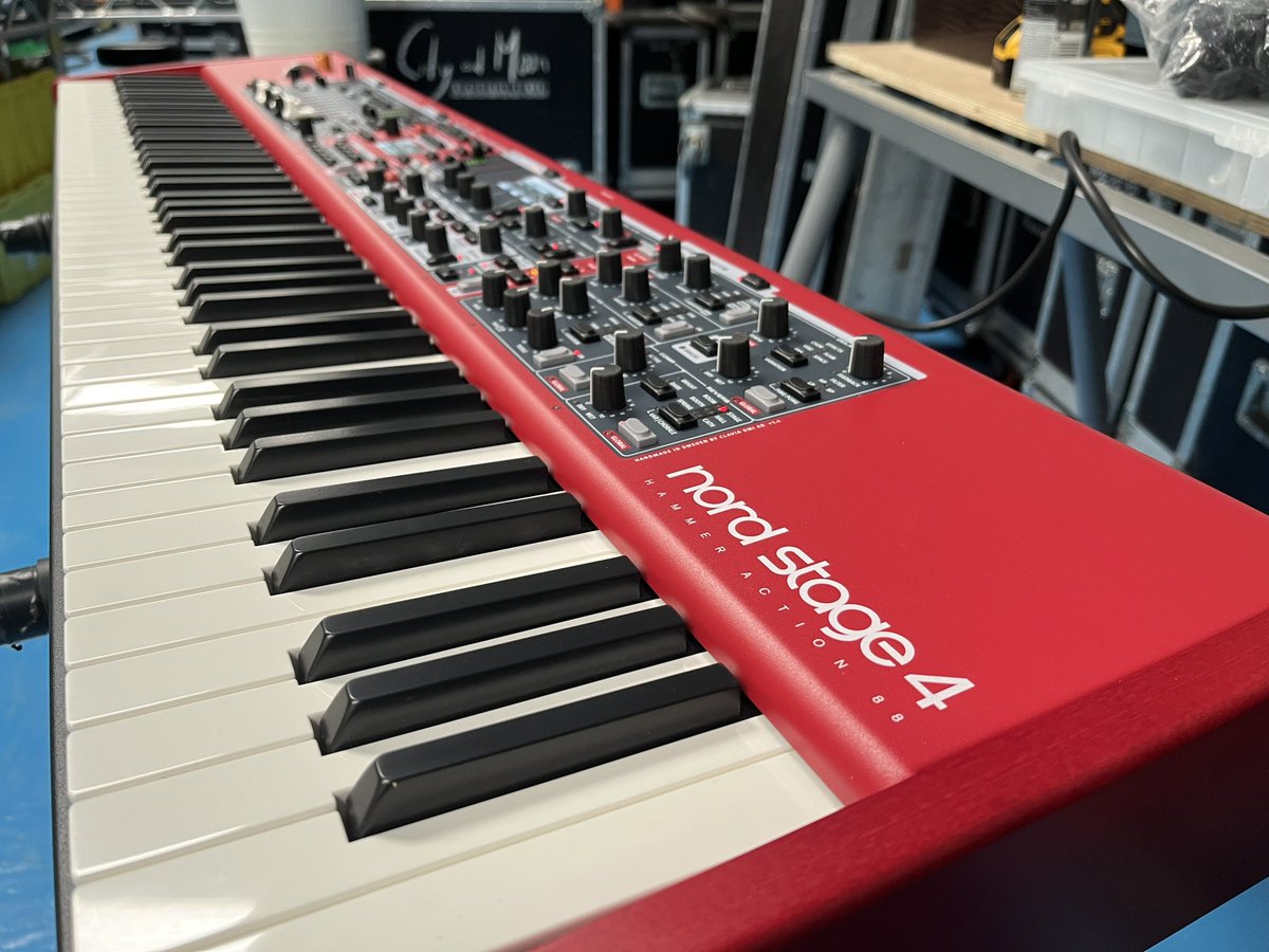 CityAndMoon's tweet image. Happy Tuesday ✌️We’ve just taken delivery of Nord’s new flagship Stage 4 - 88 note model. Now available for hire, email for rates and availability - hire@cityandmoonbackline.co.uk