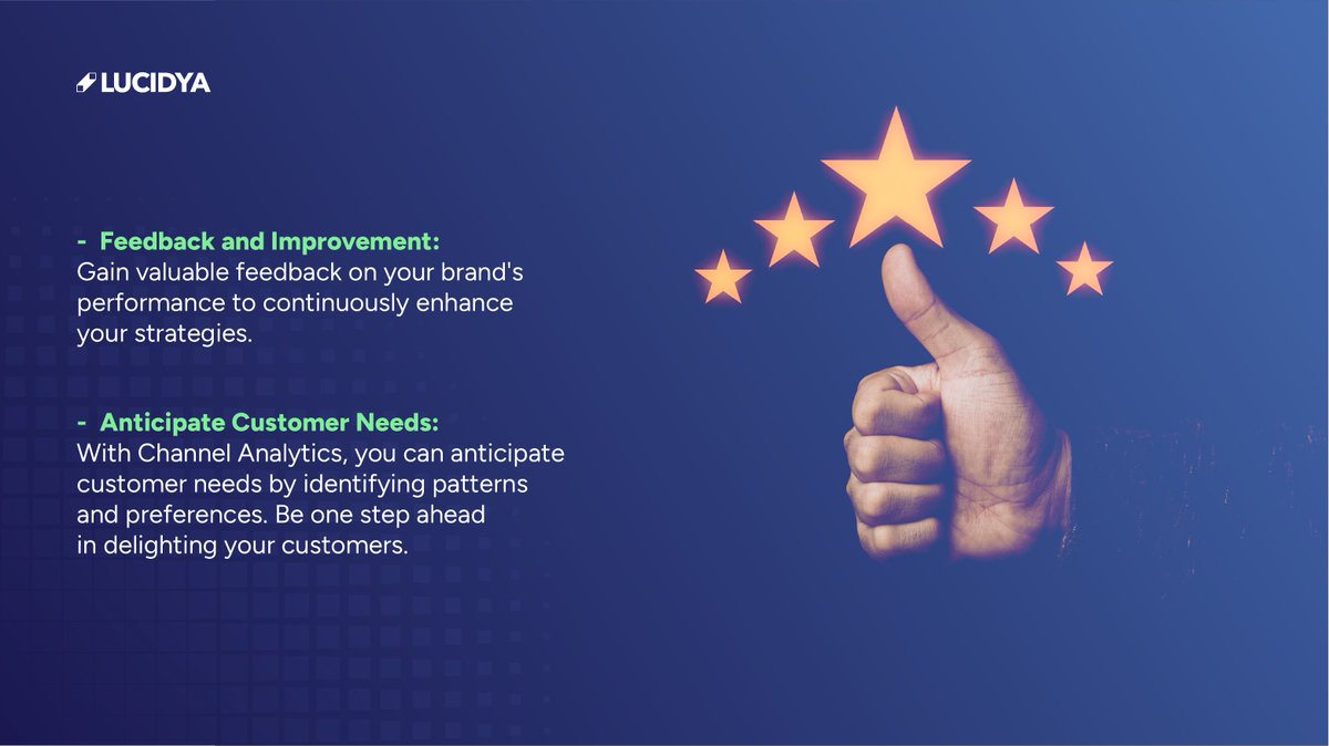 Lucidya's tweet image. Create unforgettable experiences and watch your customers fall head over heels for your brand through the power of #ChannelAnalytics!
Request a demo today.
hubs.la/Q01YL6Sv0