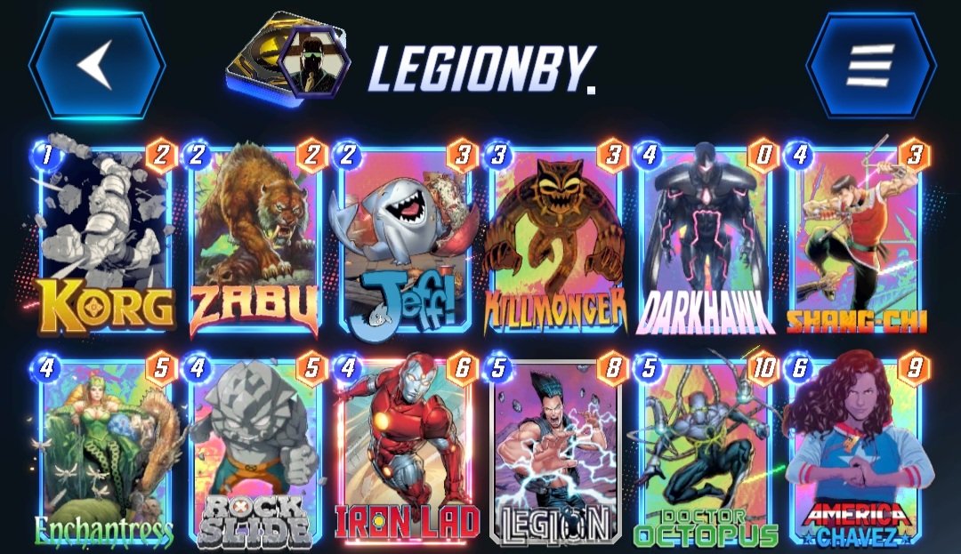 Legion is the greatest card in <a href="/MARVELSNAP/">MARVEL SNAP</a> !!! Shout-out to <a href="/LambySeriesGG/">Wesley Seek</a> for the deck!!!