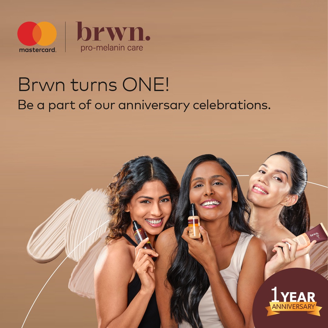 mastercardindia's tweet photo. We are excited to celebrate a year of catering TLC to melanin-rich skin. Use your Mastercard to avail exciting deals on all Brwn products!
#Brwn #Mastercard #Offers #Rickskin #1yearanniversary https://t.co/gkI9UpuZB6