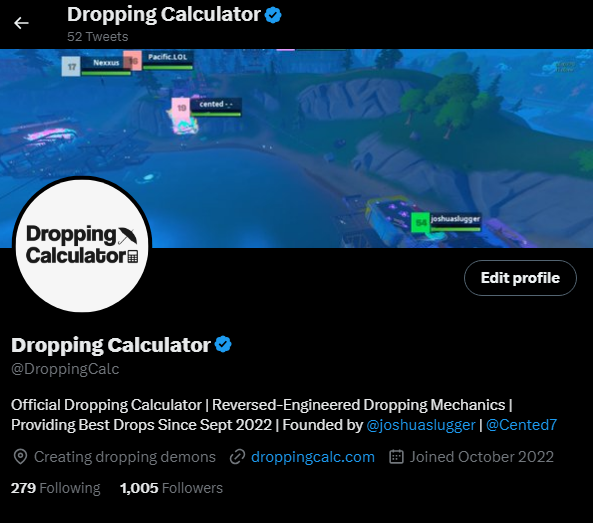 Dropping Calc (DropCalc) tweet media