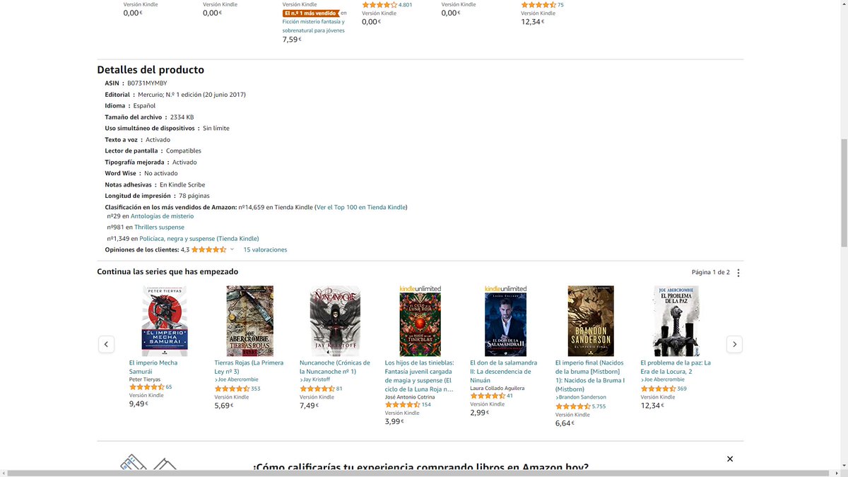 RaycoCruz's tweet photo. Mi antología #tuhasestadoaquiantes es de mis libros menos conocidos. Es un gustazo verlo hoy en el puesto #29 de su categoría en @AmazonKindle, con 15 valoraciones y 4,3⭐️de media. ¡Gracias, lectores! https://t.co/5xrzGXHy2v https://t.co/mWuEaUtlDQ
