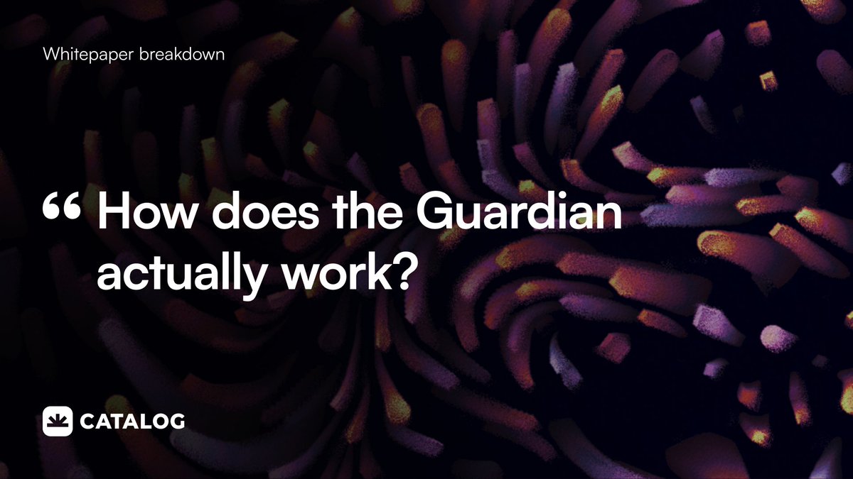 The Guardian enables instant transfers and cross-chain swaps on Catalog.

…so how does it actually work?