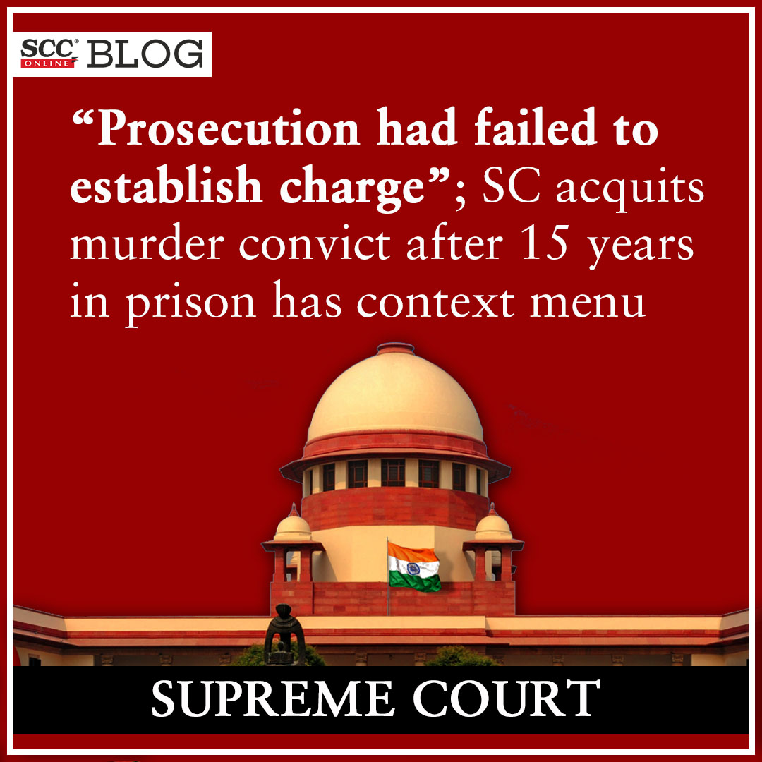 scconline_'s tweet photo. "Prosecution had failed to establish charge"; SC acquits murder convict after 15 years in prison
https://t.co/v3Atav3pOb
#ChhattisgarhHighCourt #crossexamination #Motive #Directevidence #FIR #murder #supremecourt #scconline #SCC #legalnews #legalblog #surestwaytolegalresearch https://t.co/iX5U7uMj3y