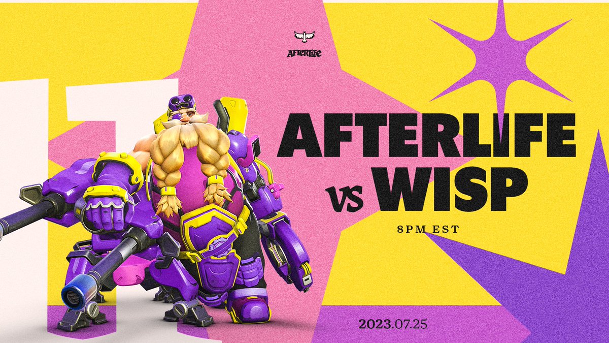 AfterlifeOW's tweet photo. One final battle, in an arena surrounded by flames.

🔥 @WISPGGs @ 8pm ET

#ToTheHeavens | #OWPTP2023 https://t.co/coqLpnbqJT
