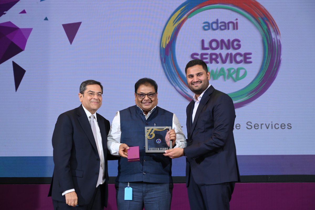 We recognize the extraordinary contributions of our employees who have stood by the Adani Group through thick and thin for over 10 years by felicitating them with the #LongServiceAward 2023. Thank you for being with us in our journey of nation-building.
#AdaniLongServiceAwards