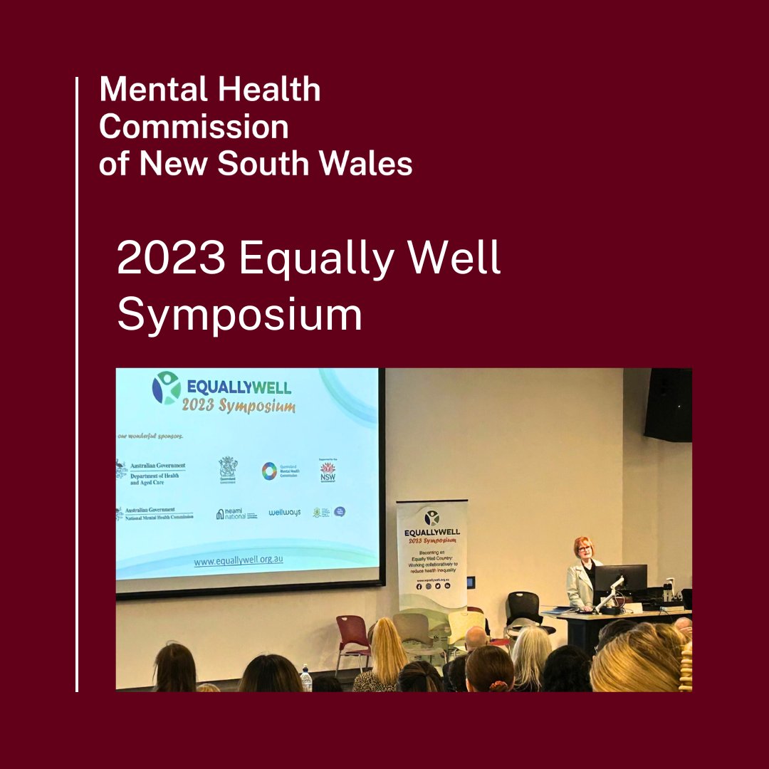 Commissioner @CatherineLourey was delighted to be keynote speaker at the 2023 @EquallyWell_AU Symposium. The event focused on how we can work collaboratively to achieve #health #equality for all, no matter who they are, and where they are or come from. #mentalhealth #support