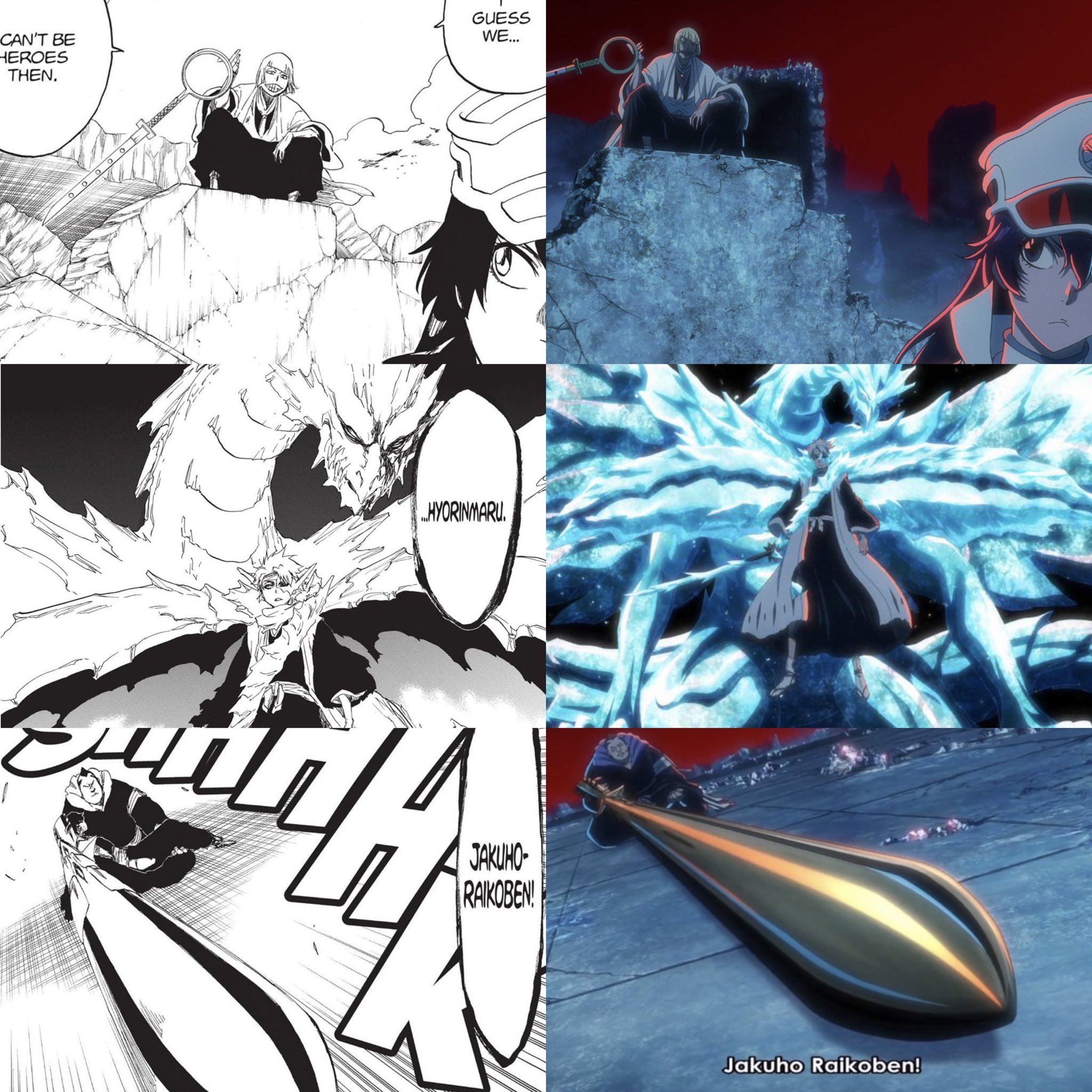 buried on X: Bleach manga vs anime  / X