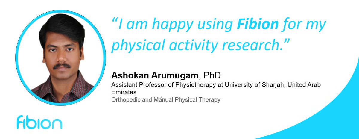 fibion's tweet image. We are delighted to see our customers feel like this after using Fibion!

#accelerometry #activitytracking #research @Fibion @FibionSENS #Sedentary #PhysicalActivity