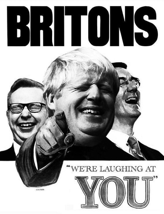 The EU was set to stop offshore tax dodgers, so they hit back by funding Brexit.
● £570,000M  is held by UK’s super-rich in offshore tax havens
● £18,500M is lost in tax every year through these schemes
● £3,200M is avoided yearly by non-doms like PM’s wife

We got played!