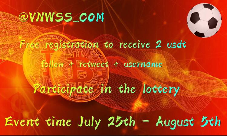 VNWSS_COM's tweet photo. 🎁 Sign up for #VNWSS to get a free bonus: https://t.co/FNfDoCacPP
1. Follow, forward, like, stick to the top🌐
2. Tag 3 friends 🌐
3. Reply to your vnwss username on our tweet 🌐
⏰Lottery draw time: UTC August 6 at 10:00 am
⏰Event time: UTC July 25th - August 5th at 17:00 pm https://t.co/BbgKWoIByq