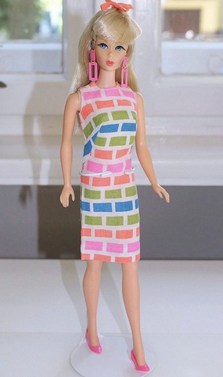 chi_wubs's tweet photo. Won’t be seeing the Barbie Movie.  I was traumatized as a child as the kids would always laugh when we played dolls.  My mom didn’t think I should play with a dolls who had boobs.  She got me this Tammy.  I never played with another doll. https://t.co/gewSvgqXtI