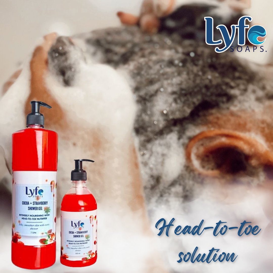 lyfesoaps's tweet photo. Tumia sabuni yetu ya LyfeSoaps showergel  kwa ajili ya kuoga au kuosha nywele huku ukiwa na uhakika wa matunzo yaliyo bora...
Kumbuka unastahili kilicho bora kabisa ukiwa na @Lyfesoaps...
Tunajali.😉
#Lyfesoaps
#selfcare https://t.co/lVnY4HNuvo