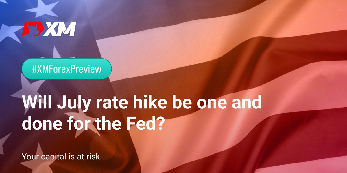 XM_COM's tweet photo. The #Fed will announce its next rate decision on Wednesday at 18:00 GMT. Will the worldโs biggest central bank signal the end the tightening cycle?
Donโt miss our preview ๐ https://t.co/QfCR9PxOms
#XM #XMForexPreview https://t.co/3Z13Ov8WMa