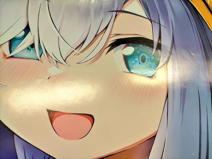 もちまるさんも4周年おめ おめめキラキラ加工してあって可愛かった