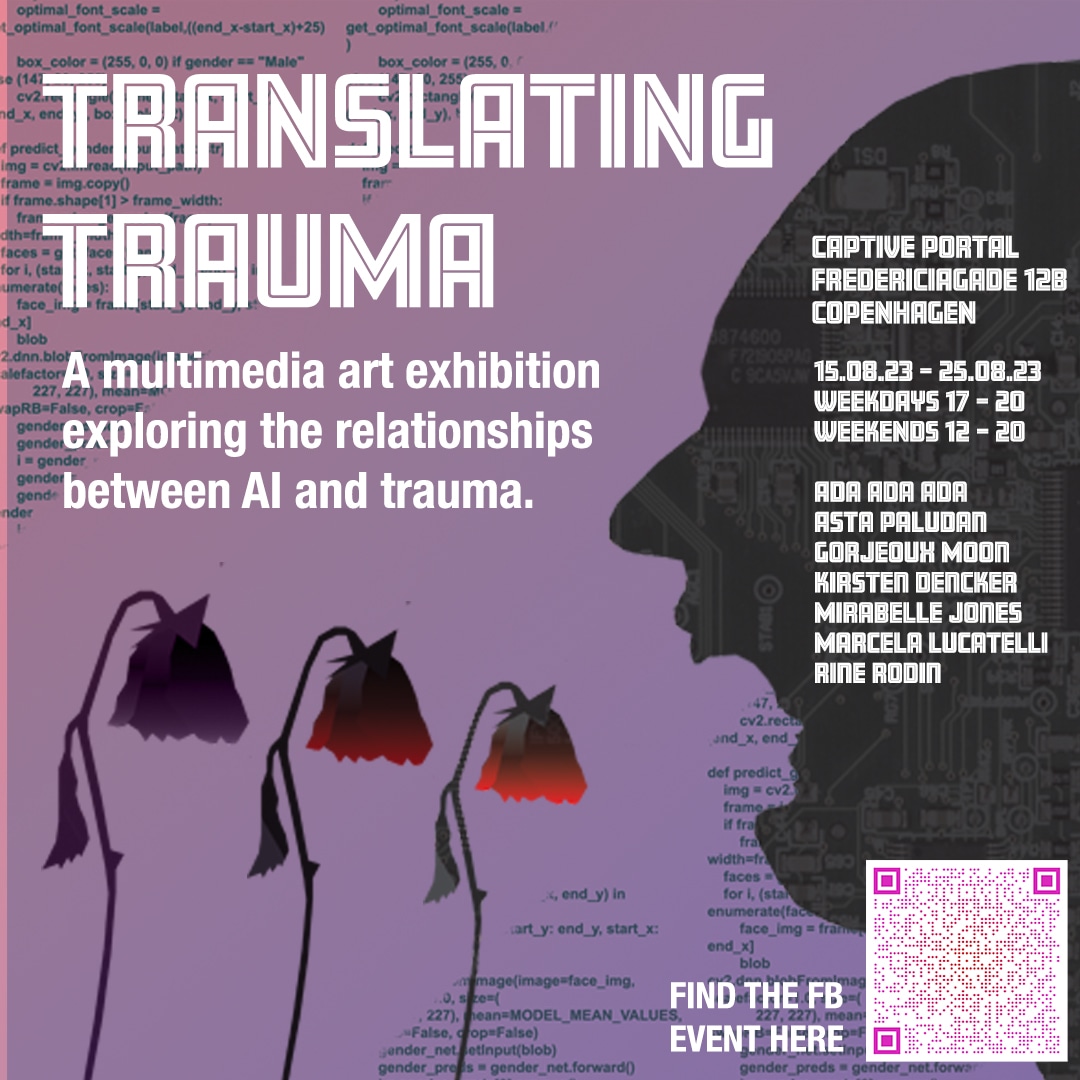 Excited to be curating this exhibition at Kristoffer Ørum's Gallery with organizer @makerwoman about #AI and #Trauma. The artists use everything from embroidered textiles to hacked copy machines to explore the subject.  shorturl.at/aeLR5
#AIart #copenhagenart #aitrauma