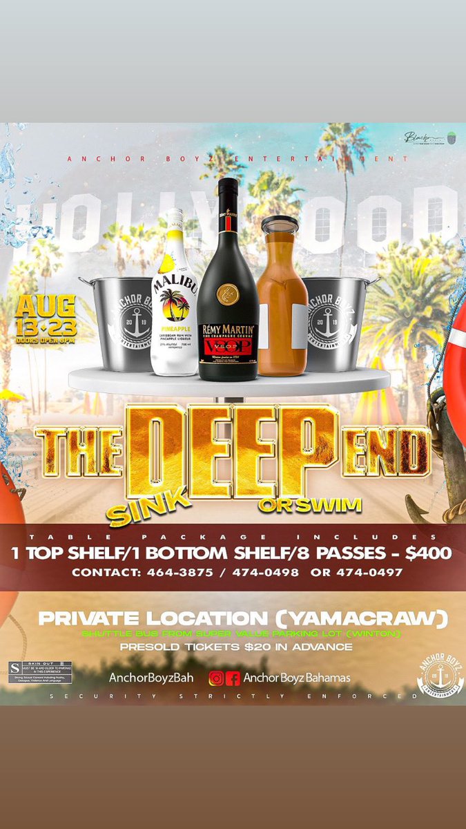 jarvi_18's tweet photo. No need to wait at the bar 🙅🏾‍♂️ Have the bar come to you 🍾🥂 Book your tables now ✅ #THEDEEPEND #AUGUST13th Repost https://t.co/fYgh6dWUsM