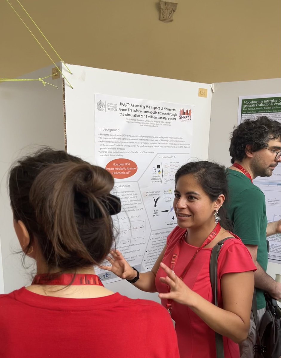 Great poster session yesterday with <a href="/chrisondakeys/">Chrisondakeys</a>! We had the opportunity to talk to lots of great scientists at #SMBE2023 ✨