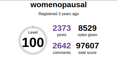 womenopausal1's tweet photo. Another milestone #Ovarit moment - but this one's personal. :-) Thanks to the admins and mods for creating a space where I and so many other women feel at home! ♀️♀️♀️♀️♀️♀️♀️ https://t.co/9B8vvIGrEC