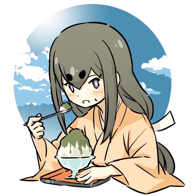 「kimono shaved ice」 illustration images(Latest)