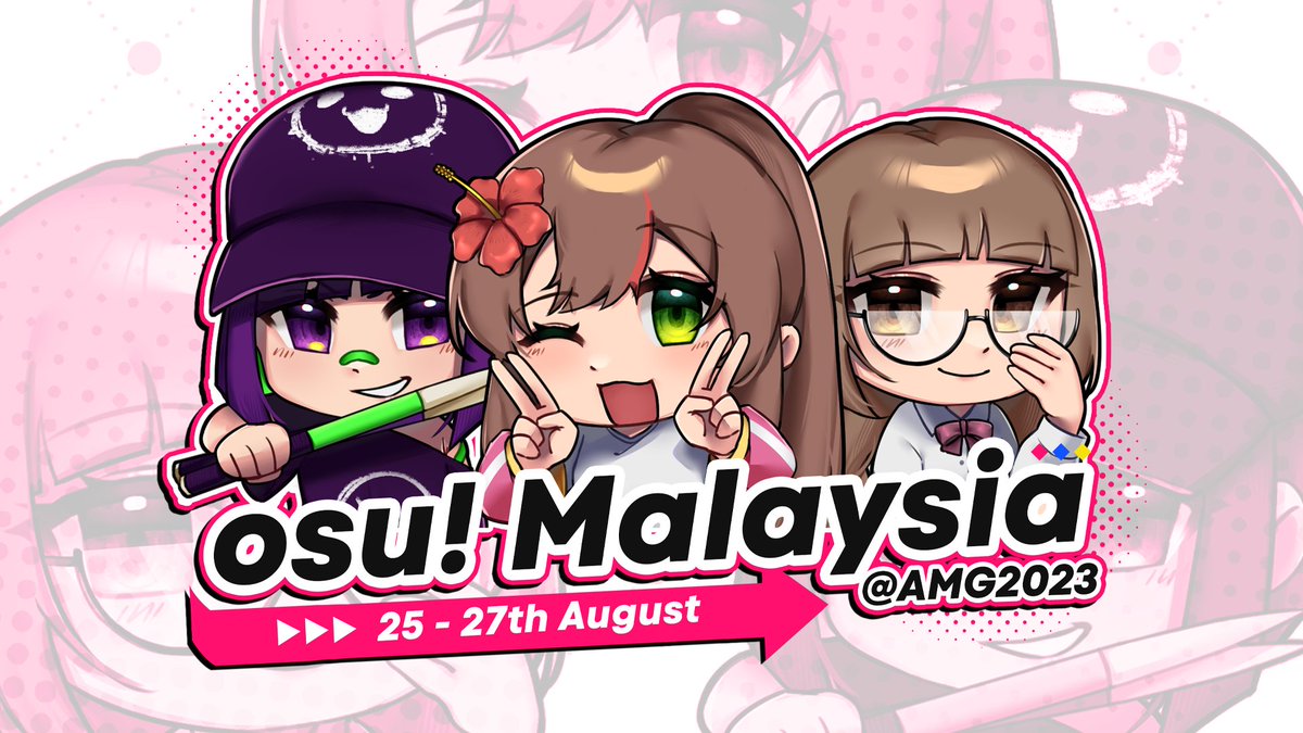 osumalaysia's tweet photo. Registrations for the osu! Malaysia Booth LAN Tournament @ AniManGaki 2023 is now open!

This tournament is open to ALL Malaysian players across all four gamemodes.

▼▼LINKS▼▼
Forum: https://t.co/WKEnSaffoz
Discord: https://t.co/wUBOZuZGVh https://t.co/ETqQTc1Zxo