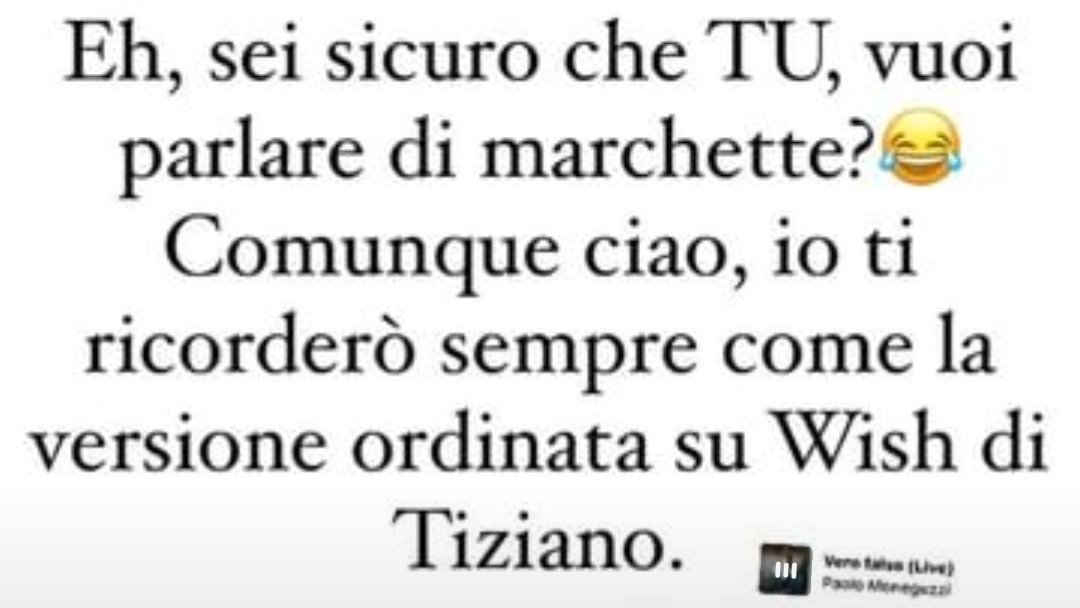 Amio la carriera di Paolo Meneguzzi è iniziata molto prima di quella di Tiziano, e almeno ha avuto la decenza di non attaccarsi al sedere di terzi pur di fare qualche marchetta estiva in più 
LE TELEFONATEEEEE #JAX #MENEGUZZI