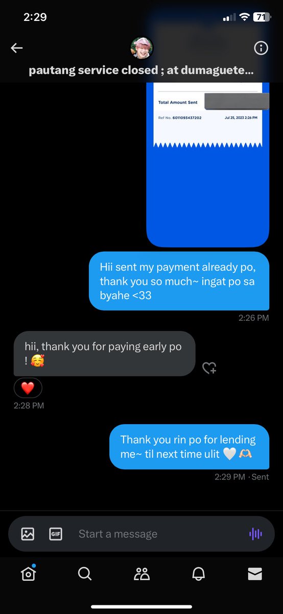 yoonmin_lubog's tweet photo. Super duper grateful!! Thank you @lendsbyroxy for letting me avail your service again! Smooth transaction as always, paid hours early para ma lessen din stress mo in any way😅 
til next time po! 🫶🏻🤍

#lendsbyroxy https://t.co/rmzjnHSRU1