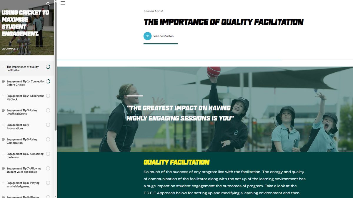 Want some FREE learning modules to take your program to the next level?
Our Cricket Australia Teacher Learning Modules are ready to go when you are with a certificate of completion for each module!
community.cricket.com.au/schools/school…