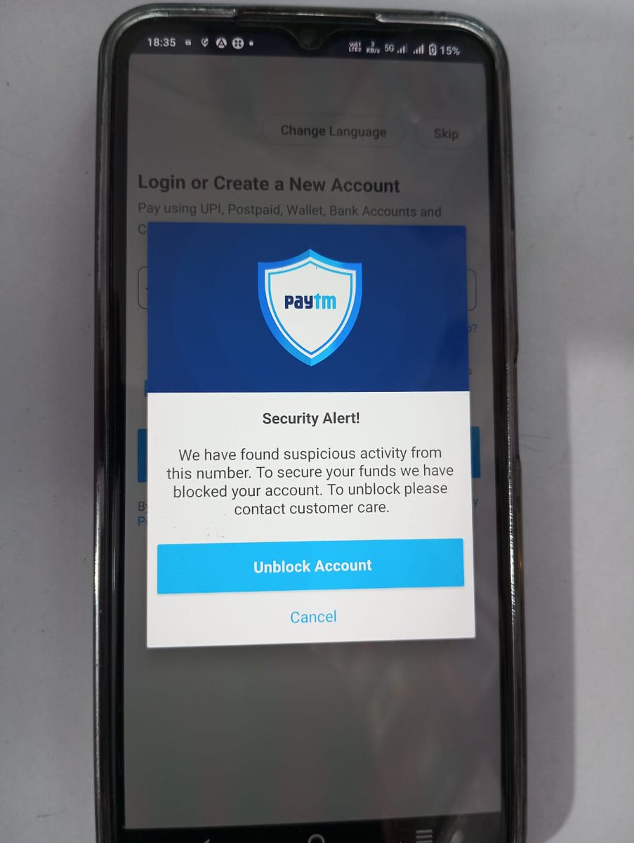 vpyadavvv's tweet photo. Why blocked my Paytm account @Paytmcare @PaytmBank @paytmbankcare https://t.co/oBHo1yPNXm