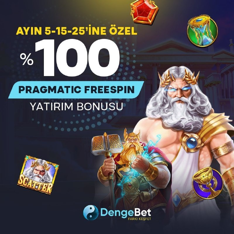 ⚡️ Ayın 5-15-25'inde Yapılacak Yatırımlara %100 Pragmatic Freespin

 🧬 Freespinler Sweet Bonanza , Starlight Princess™ , Gates of Olympus™ , Big Bass Splash™ Oyunlarında Geçerlidir .

👉Giriş: dng.bet/giris

#Dengebet #Freespin #Bahis #Casino #Pragmatic