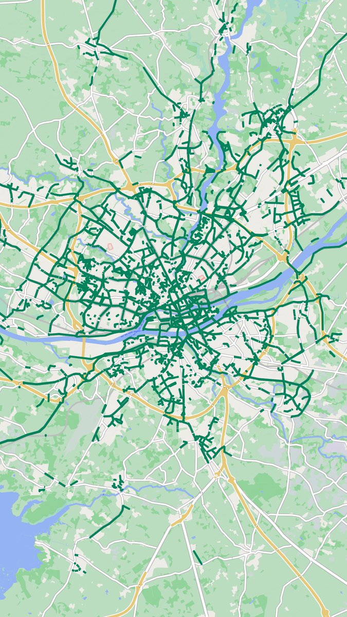 geovelofr's tweet image. 🗺️ Devinette cartographique 🗺️

Quelle ville se cache derrière ces aménagements cyclables ? 🧐

Votez en commentaires ! ⬇️