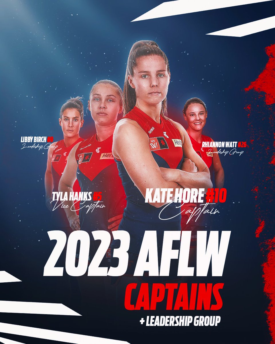Captain Kate Hore 👩🏻‍✈️ A new era of AFLW leadership has been ushered in.

📝 | mfcde.es/3K8CTQP