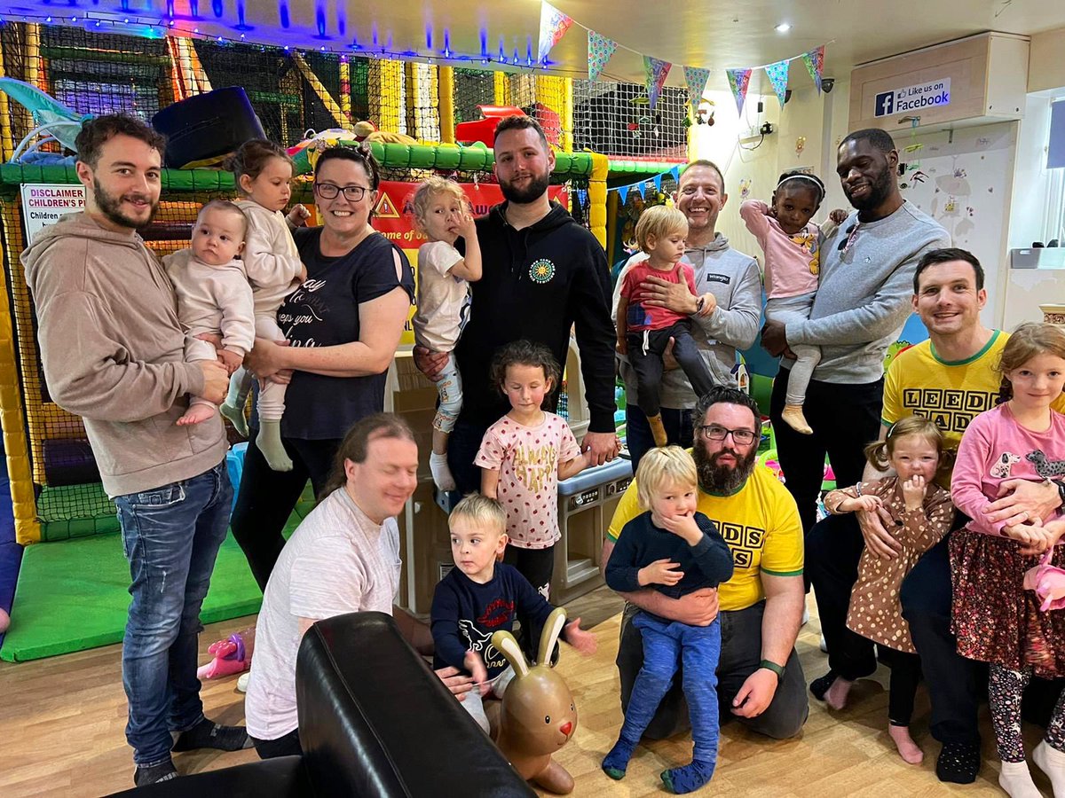 15 dads 18 kids at our last Dads & Kids Breakfast Club till September. 📣Could do with more sessions like these! Join us 10-12 this Sat 29 July - last FREE SOFTPLAY at Little Angels, Beeston LS11 7DF FREE tea and toast! leedsdads.org/events/ to book Bring a Dad Pal!