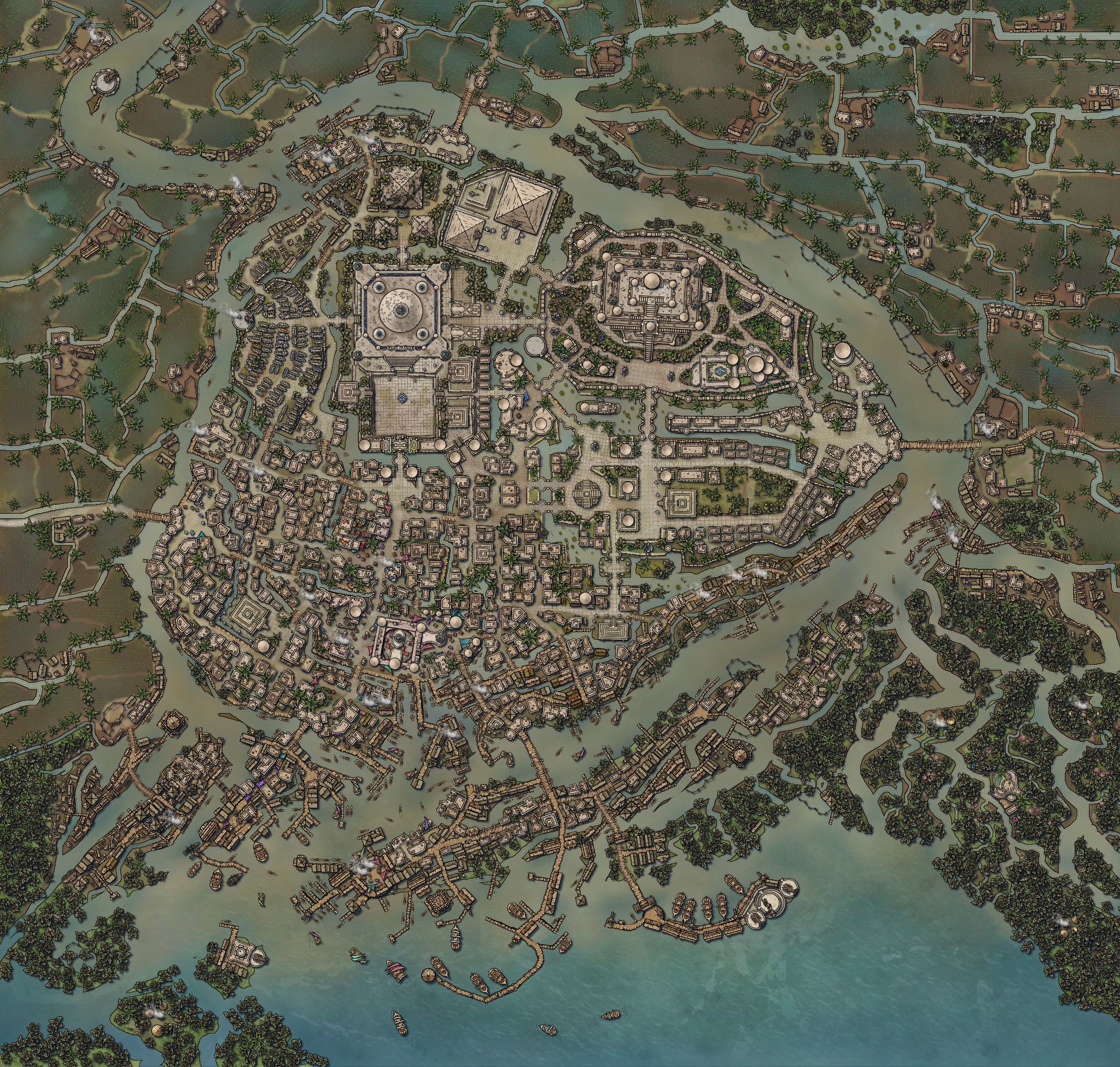 Fantasy Capital City Map - F13PKywWcAE8mJL Large