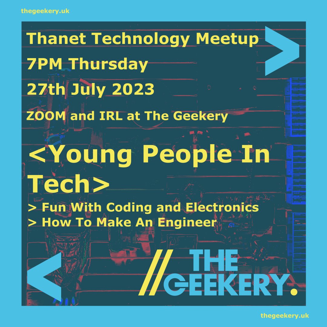 margatemercury's tweet photo. Local technology hub @theGeekeryUK is engaging with the community to inspire, teach and celebrate Science, Technology, Engineering and Maths (STEM) skills for all.

Their event Thanet Technology is a monthly meet-up always on the last Thursday of the month. https://t.co/iai3km17YN