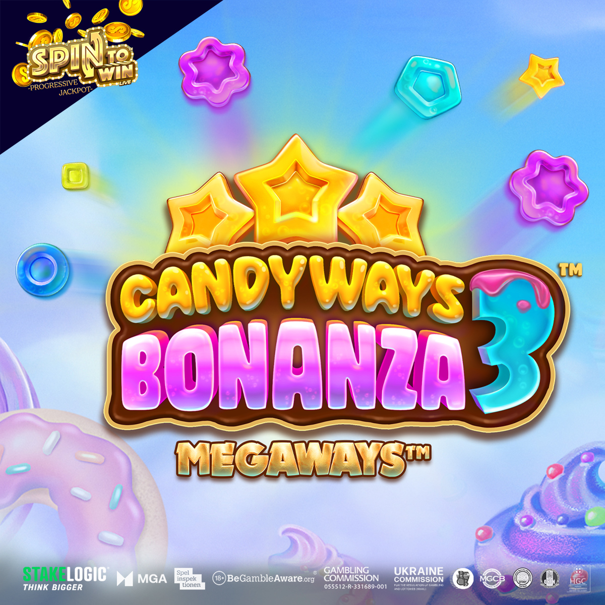 Stakelogic's tweet photo. OUT NOW: Candyways Bonanza 3™ Megaways™ 🍭
Read more here: https://t.co/vB8qGNdEpb
Spin the reels for free here: https://t.co/OEBTszMWEA
+18 | https://t.co/QlpZ339CQW
#Stakelogic #ThinkBigger #CandywaysBonanza3 #Megaways #Videoslot #StakelogicSlots #SpinToWin #SuperStake https://t.co/3MKVBpkyaz
