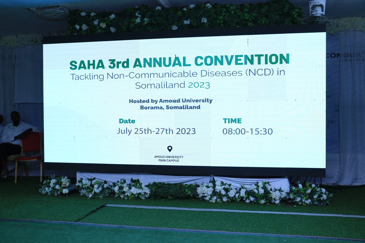 AmoudUniversity's tweet photo. Opening Session of Day One Started at Amoud University Main Campus.

#Saha_3rd_Annual_Convention_at_Amoud_Uinversity_2023 https://t.co/b04UL51czN