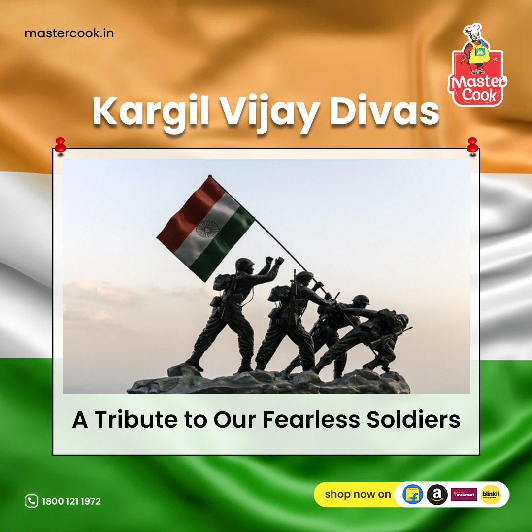 Mastercook_in's tweet photo. Remembering the Sacrifices that Shaped our Nation ๐ฎ๐ณ๐๏ธ
#KargilVijayDivas #CourageousSouls #JaiJawan #armystrong #JaiHind #soldier
#armymomstrong #courageous #Salute #tributeact #indianapolis #india #jaijai
#kargilwar #heroes https://t.co/8zH2QXfunl