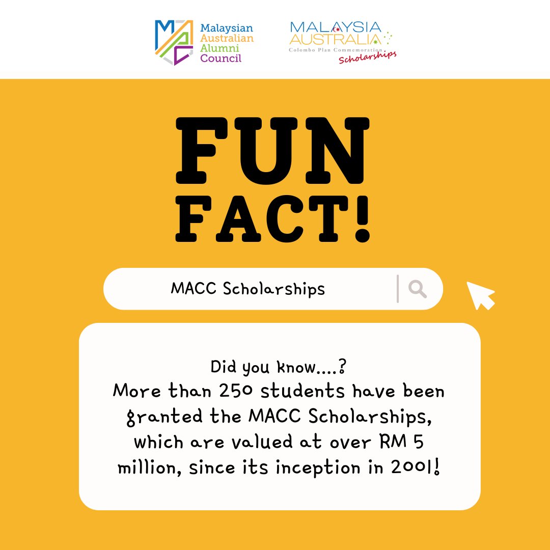 Don't miss your chance to join the ranks of successful scholars in science, arts, business, and more. Stay tuned for exciting scholarship opportunities coming your way!

#MACCScholarships2024 #AustralianUniversities #AustralianEducation #StudyinginAustralia #StudyAbroad