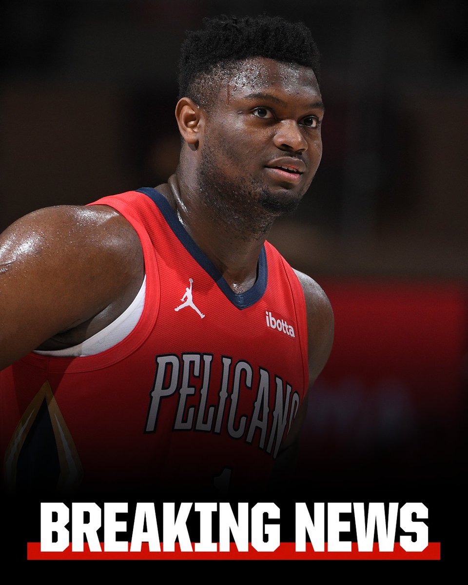 BREAKING: Zion Williamson is frustrated with the Pelicans organization and has officially requested a trade, per @ShamsCharania https://t.co/yXlFuBFIkP