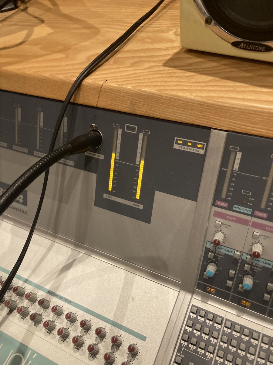 Our trainee artist Marshall Fairbrother, blind from birth invited @asmithinnotts  CEO from <a href="/NottsCC/">Nottinghamshire County Council</a> to the studio to record drums. Impressive playing and recording session! <a href="/petergaw/">Peter Gaw</a> @BBradley_Mans @nottsmusichub